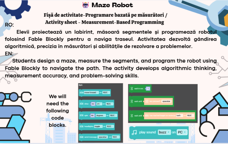 Plan robotul in labirint